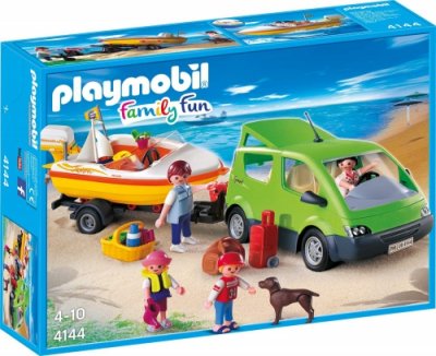 Playmobil - perheauto ja venetraileri