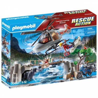 Playmobil Canyon Copter Pelastushelikopteri