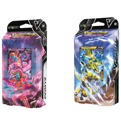 Pokémon Deoxys V ja Zeraora V keräilykortti  Battle Deck 120 kpl
