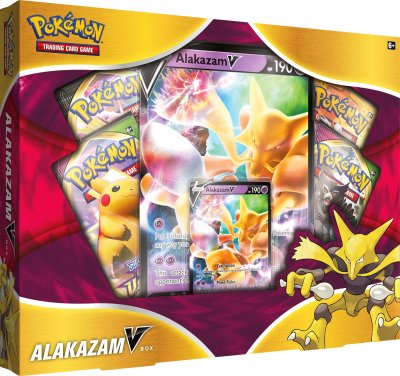 Pokémon Alakazam V Box keräilykortit