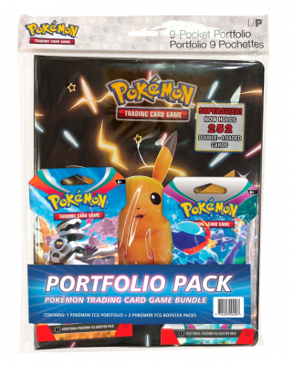 Pokémon Keräilykansio Portfolio A4 ja 2 Boosteripakkausta