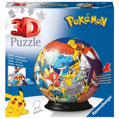 Ravensburger Pokémon Palapeli Party Ball 3D 72 bittiä