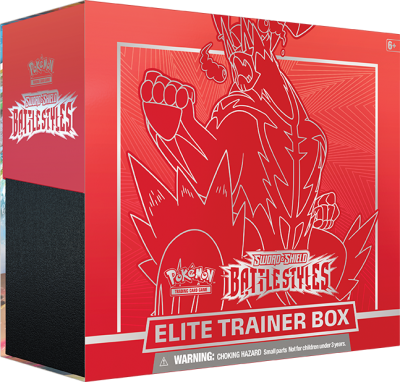 Pokémon Sword & Shield Single Strike Urshifu Battlestyles Elite Trainer Box keräilykortit