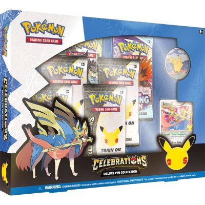 Pokémon Celebrations Deluxe Pin Collection Zacian keräilykortit