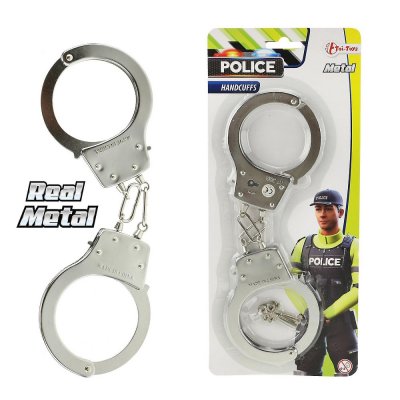 Poliisi käsiraudat metallia