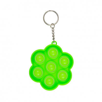 Pop It avaimenperä kukka vihreä