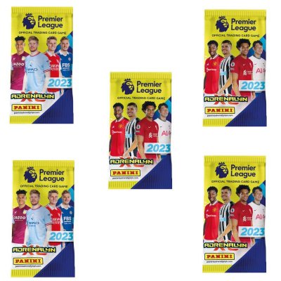 5-pack Premier League jalkapallokortti 2022/2023 Keräilykortit