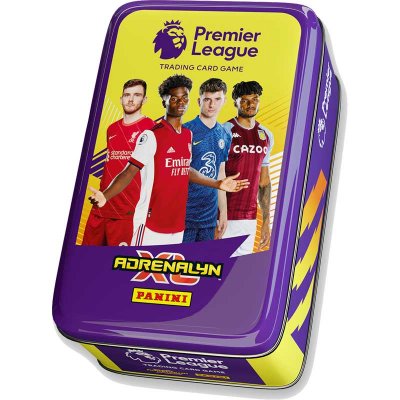 Jalkapallokortti 2021/22 Premier League Mega tin Golden Baller card Limited Edition kortti ja 60 keräilykorttia