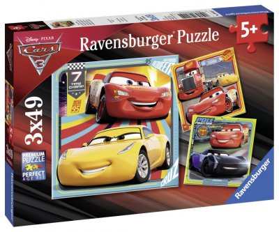 Ravensburger Disney Autot 3x49 Osia palapeli