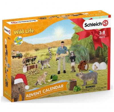 Schleich Wild Life Advent -kalenteri, jossa 24 eri lahjaa