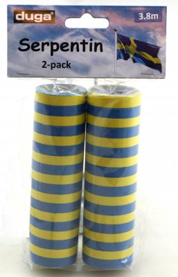 Serpentiinit keltainen / sininen 2-pack