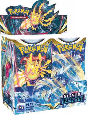 Pokémon Display Box 36-pack Booster -keräilykortit Sword & Shield Silver Tempest