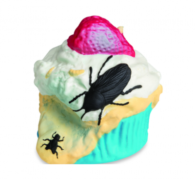 Squishy Insektscupcake, sarja 4, 14x13 cm