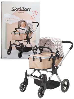 Skrållan Premium kombi nukkekärry