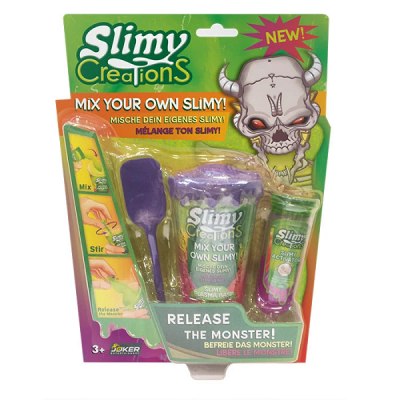 Slimy monster DIY, violetti