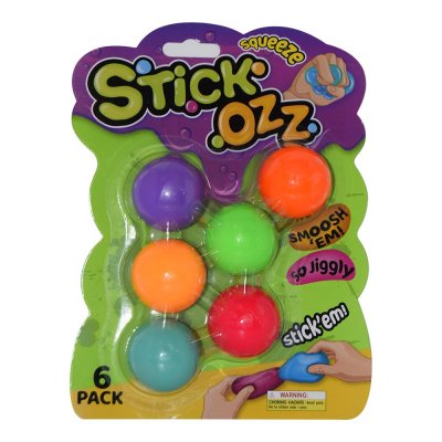 Squishy Balls Stick Ozz 6 kpl