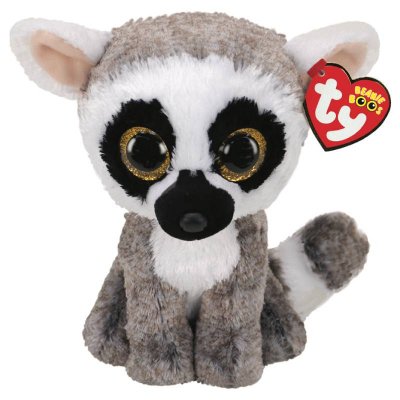 TY pehmolelut Linus Lemur 16 cm