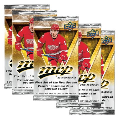 5 pack NHL MVP kortti Upper Deck 2019-20