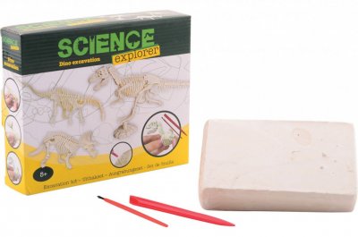 Science Kit louhinnalla dinosarie