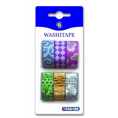 Washi tape 6-pack glitter