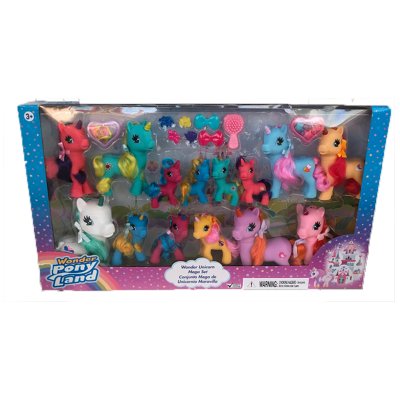 Wonder Pony maa Unicorn Mega joukko 14 lukujen