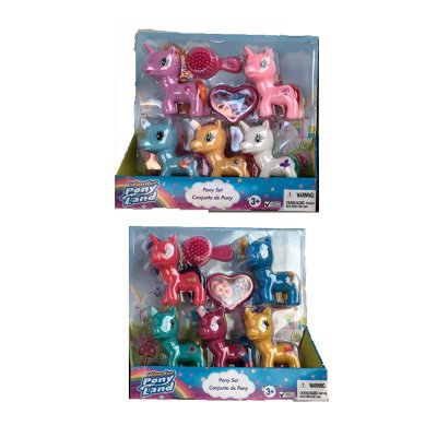 Wonder Pony maa Unicorn pakkaus 5 numeroa varusteineen