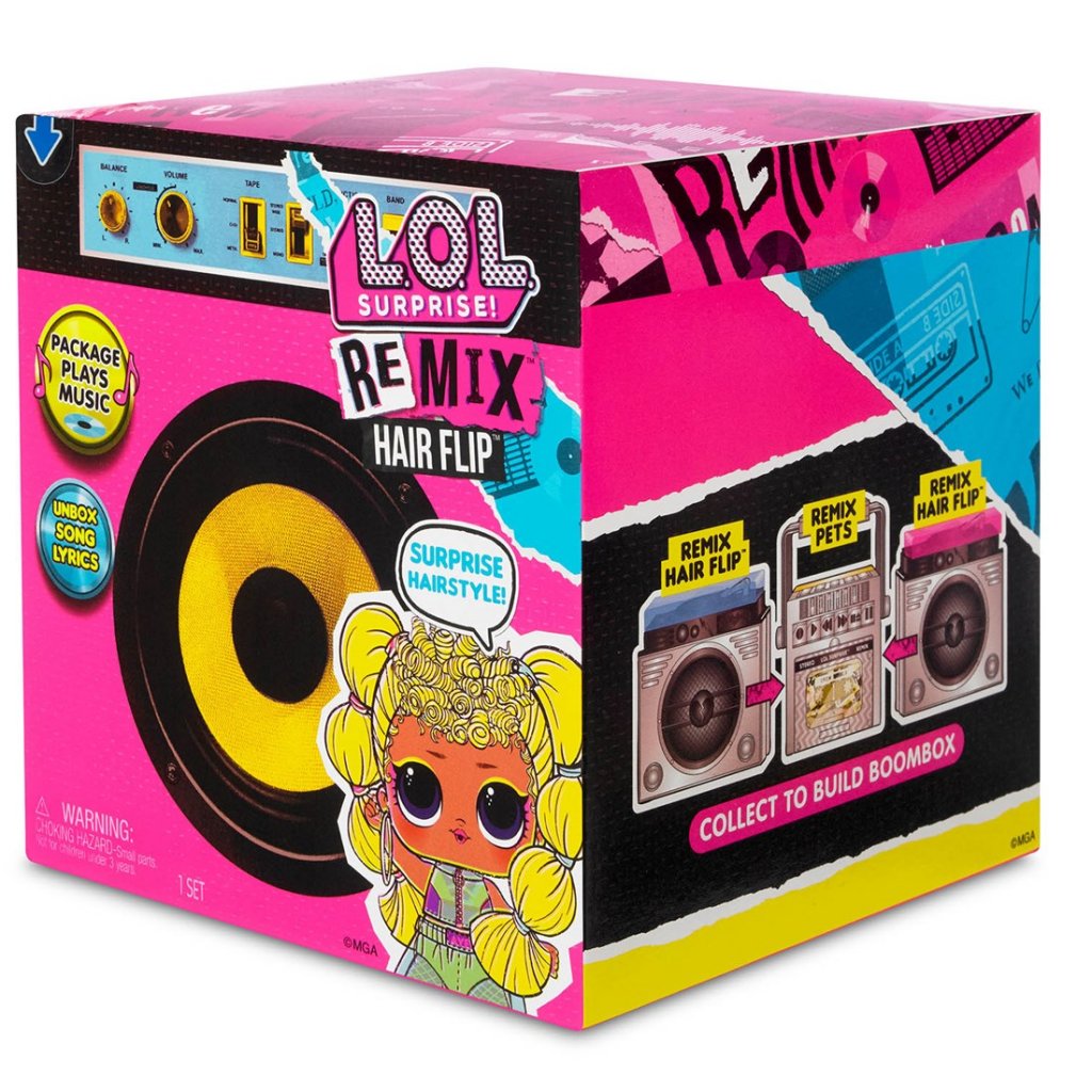 L.O.L. Surprise Remix Hair Flip Nuket Nuket & Nukketarvikkeet